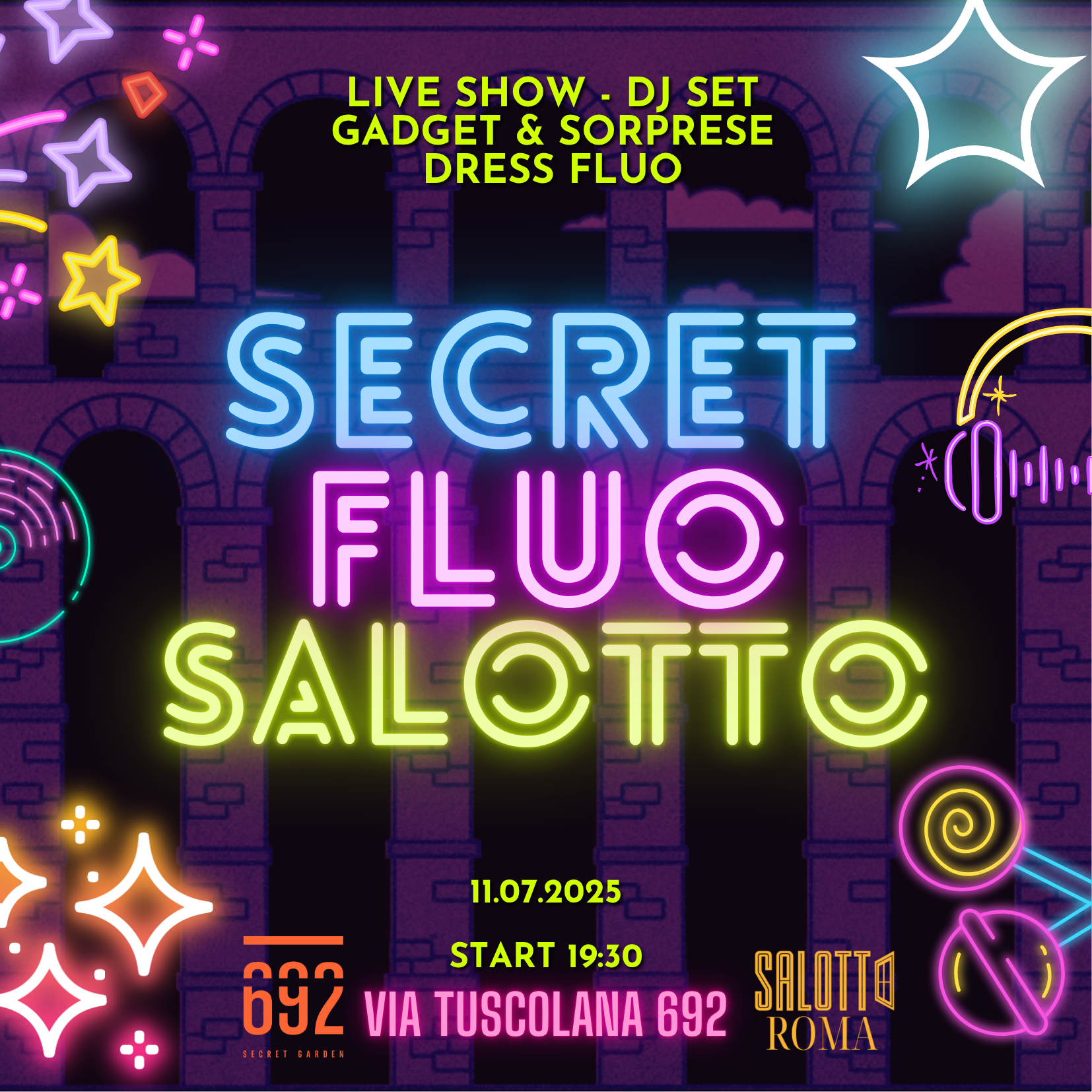 Secret Fluo Salotto